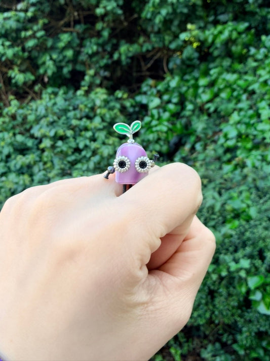 Handmade Mini Robot Pendant/Charms – Mini Sprout Robots | Necklace