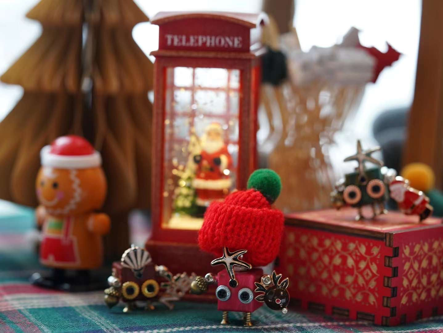 Handmade Mini Robot Pendant/Charms – Christmas Elements | Necklace, Keyring, Earrings Creative Gift